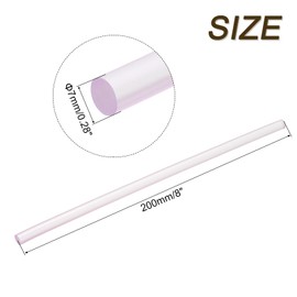 sourcing map 30pcs Mini Hot Glue Sticks for Mini Glue Gun, 8-inch x 0.28-inch Glue Gun Sticks for Art DIY Craft, Dull Purple