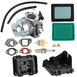 Carburettor and Spark Plug Air Filter Kit for Honda GCV160 GCV135 Lawnmower Engine HRR216 HRS216 Replacement Parts Accessories 16100-Z0L-023