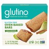 Glutino Gluten Free Oven Baked Bar, Apple Cinnamon, Naturally Flavored,