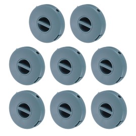 uxcell 8Pcs Blind Cord Winder, Window Blinds String Holder Tensioner, Blind Cord Safety Plastic Holders for Curtains Sun Shades Ropes, Blue