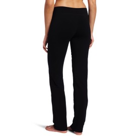 Danskin Women's Sleek Fit Yoga Pant, Black, Small