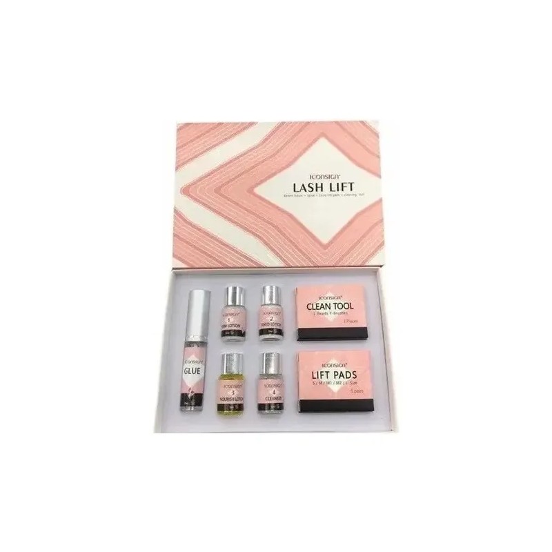 Kit De Pestañas Permanentes Naturales Lash Lift Iconsign