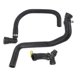 AUTOKAY Upper Radiator Hose Y-Connector, Lower Degaus Fits for Ford F150 5.0L 2011-2020