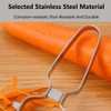 2Pcs Kitchen Speed Peeler, Stainless Steel Y-Shaped Potato/Vegetable/Fruit Peeler with