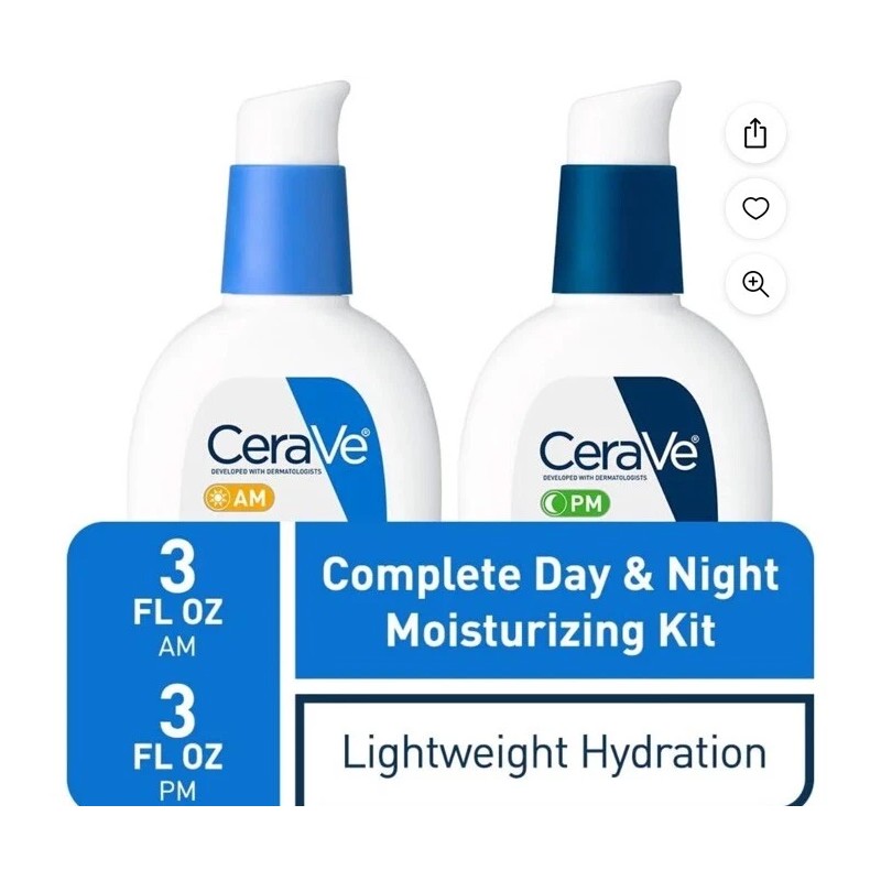 CeraVe Day & Night Face Lotion Skin Care Set |