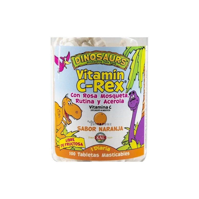 Vitamina C Rex 100 Tabletas Masticables Kal