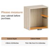 VanlonPro Expandable Closet Shelf Wall-Mounted Metal Storage Rack Adjustable Closet