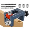Self-Centering Doweling Jig Kit for Woodworking – Adjustable Width Dowel