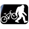 Bigfoot Mountain Bike TP 755 8 inch decal sticker sasquatch