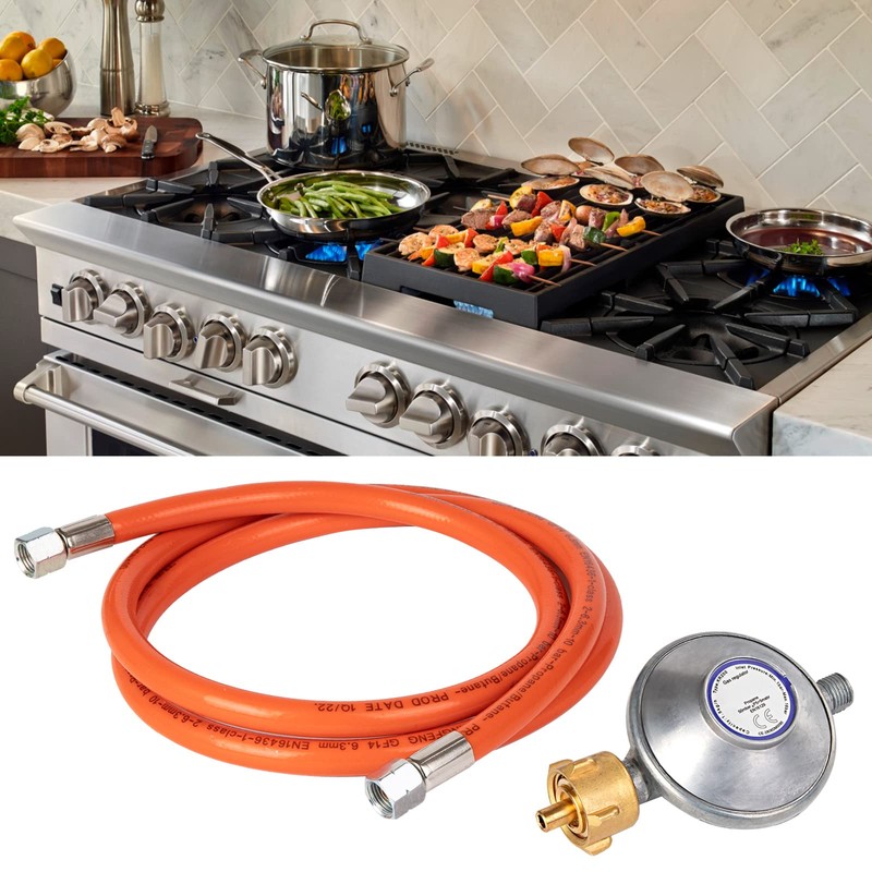 PHYLES Gas Pressure Regulator 50 mbar | Gas Hose with