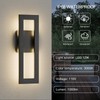 LamQee 14" Modern Outdoor Wall Lights, 3000K 1000LM Integrated LED