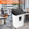 Bonsaii Heavy-Duty Shredder, Up to 12 Sheets, P-4 high Security,