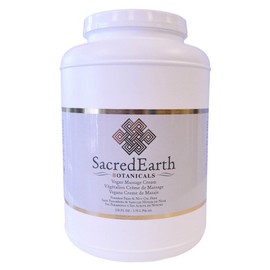 Vegan Massage Cream (1 Gallon) - Unscented, Water Dispersible, Nut Oil Free, Gluten Free and Contains Only Certified Organic Oils and Extracts.