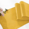KKJIAF 2 Pack Gold Table Runners 12 x 108 Inch,