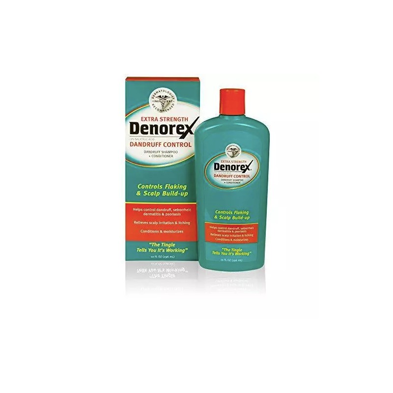 Denorex Extra Strength Dandruff Shampoo and Conditioner, 10 oz.
