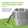 SPARKWHIZ 2 PCS Aluminum Camlock (2" part D) Cam &