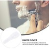 1PC Manual Travel Case Portable Transparent Plastic Men Shaver Trimmer