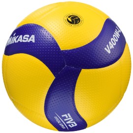 Mikasa Volleyball Lightweight No. 4 Japan Volleyball Association Certification Ball, For Elementary School Students, Yellow/Blue, V400W-L, Recommended Internal Pressure 0.3 (kgf/cm))