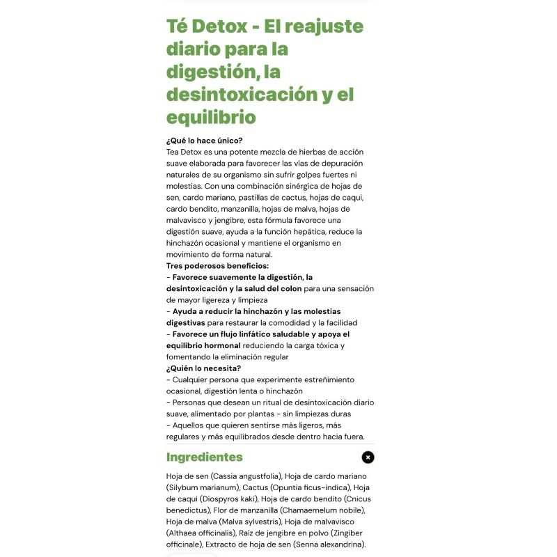 100% Pure TE DETOX by Vitalhealth - Herbal Detox Drink