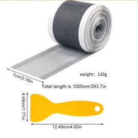 Drain Strainer Shower 70 mm x 10 m Shower Drain Mesh Sticker Hair Strainer Shower Disposable Drain Hair Catcher Filter Rinse Strainer Sticker Hair Strainer Shower Drain Filter Shower Drain Hair