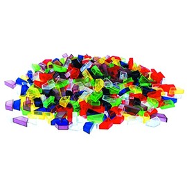 Transparent Ecko laying bricks trapezoid tile game educational game children 500 pieces