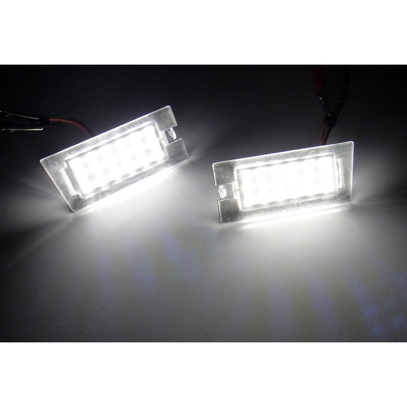 RZG 2x LED Licence Number Plate Light White Canbus For