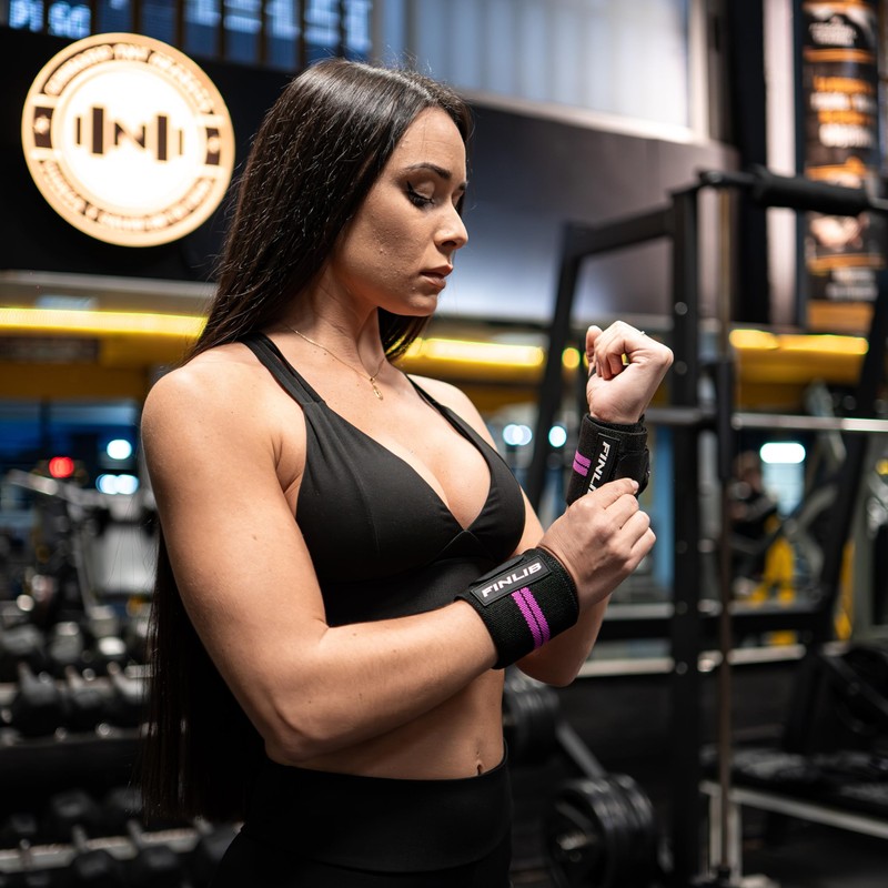 Gym Fitness Crossfit Handgelenkbandage (Violett)
