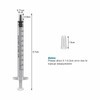 15 Pack 1ml Sringe,1cc Plastic Small Syringes for Scientific Labs,