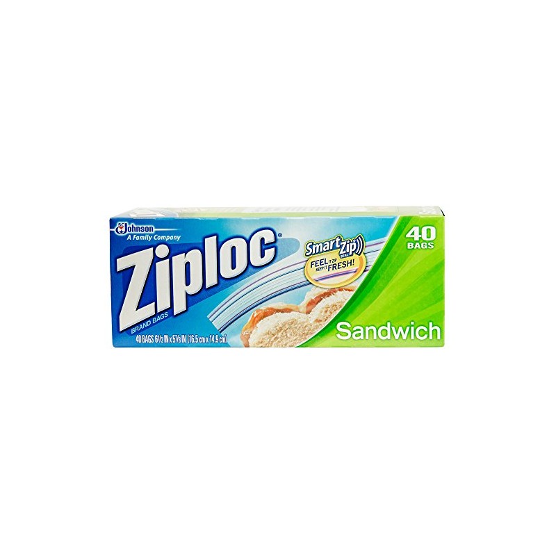 Ziploc Sandwich Bags (40-Count, 12-Pack)