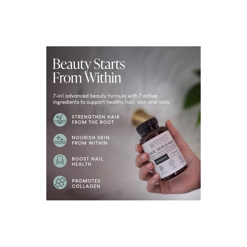 Hair, Skin & Nails Capsules | 7-in-1 Marine Collagen Beauty