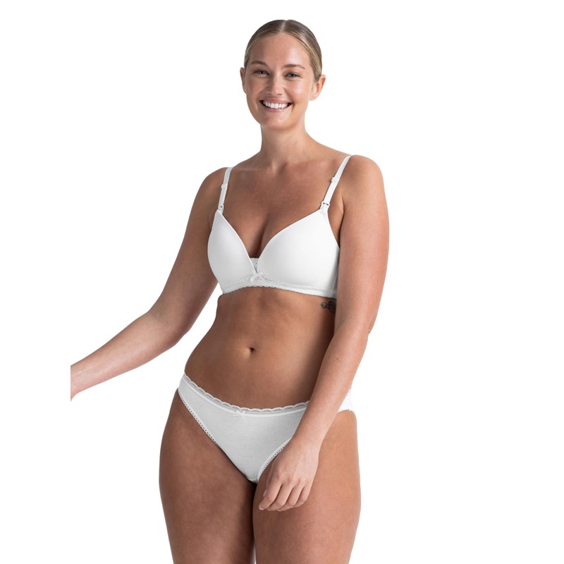 DORINA Women's May nusrsing Bra Nursing, White, 34B