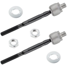 WEDOAUTO 4Pcs Front Inner Outer Tie Rods End Links Left Driver & Right Passenger Set Fit For Infiniti G35 2003-2007, For Nissan 350Z 2003 2004 2005 2006 2007 2008 2009 Replace# ES80579 ES80578 EV80279