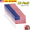 US flag 12x US American Patriotic Car Window Clip USA