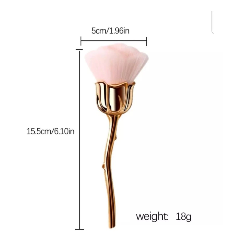 DANYBELLA MODA Y BELLEZA Bledo Brocha Para Retiro De Polvo