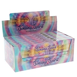 Sensing Spirit Incense Sticks - Bulk - Natural - 12 Packs of 15GM - Total 120+ Incense Sticks