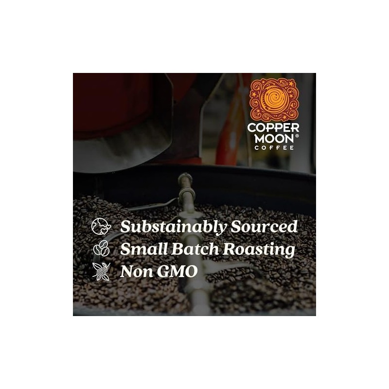 Copper Moon Ground Coffee, Dark Roast, Sumatra Blend, 12 Oz