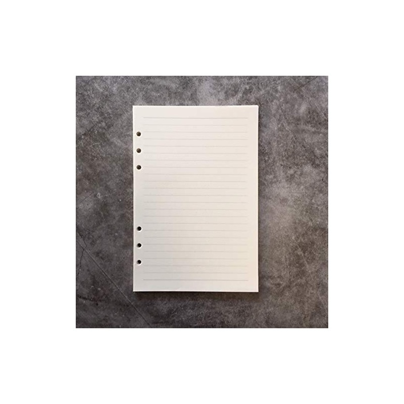 Refill Paper/Loose Sheets for 8.5 Inch A5 6-Hole Cover Round