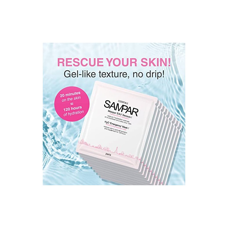 Sampar - H2O 'Emergency' Mask - Moisturizing and Hydrating Hydrogen