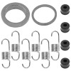 Caltric Exhaust Muffler Gasket Kit for Arctic Cat Prowler Xt