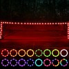 Eliteemo LED Badminton Pickleball Net Light, 17Ft Remote Control LED