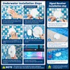 Homly Rechargeable Submersible Pool Lights with Wireless APP Control, Waterproof