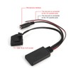 Akozon Car Bluetooth Microphone Interface Converter AUX Cable Adapter Cable
