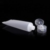 Alledomain 6Pcs 30g/30ml Empty Squeezable Soft Plastic Tubes Refillable Cosmetic
