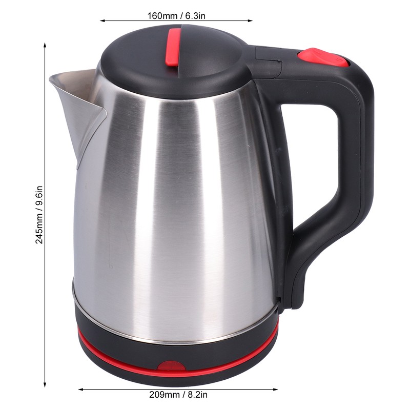 2.0L Stainless Steel Liner Electric Kettle Water Kettle Pot Cup