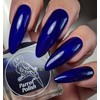 Parrot Polish Blue Whale Neon Nail Polish, Deep Royal Blue