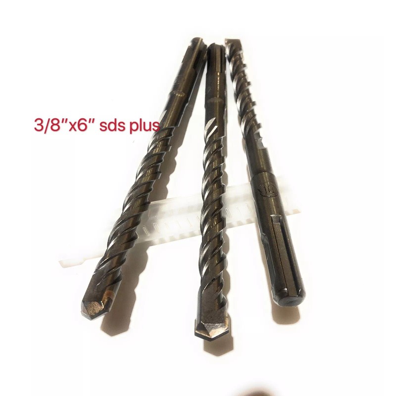 Mutiandao 3 Pcs 3/8”(10mm) X 6” SDS PLUS CARBIDE TIP
