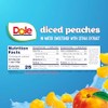 Dole Diced Peaches No Sugar Added - Dole Fruit Bowls