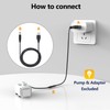 ORSDA Cat Water Fountain Parts Power Cord Replacement ONLY for