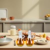 Yomjar 2 Pack 12oz Glass Honey Dispenser Jars, Maple Syrup