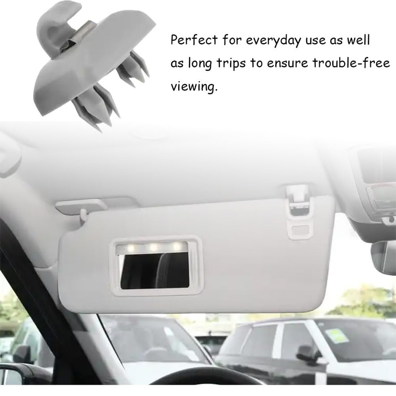 Ginddy Sun Visor Hooks, Pack of 2 Car Sun Visor